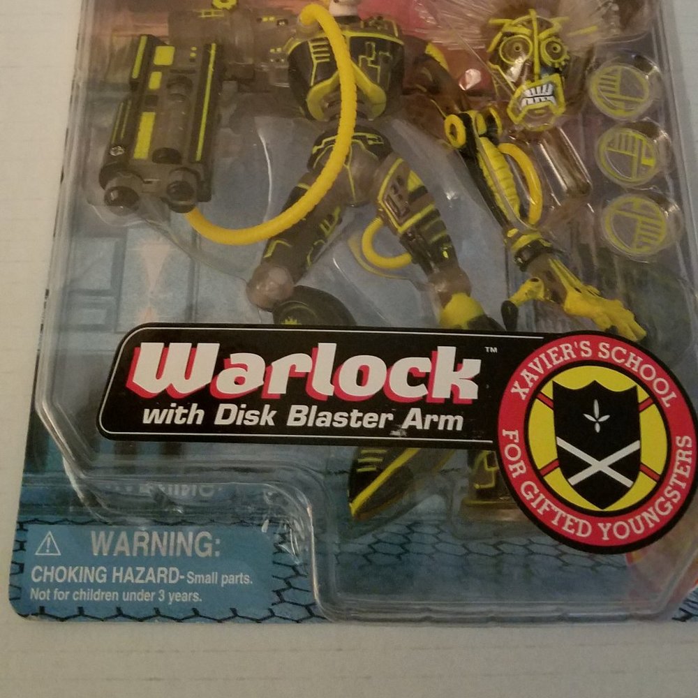 X-Men: The New Mutants - Warlock with Disk Blaster Arm (1998) - Picture 5 of 5
